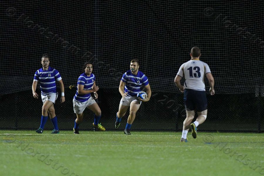 Wheaton Men\'s Rugby vs Mass Maritime.  Photo by Keith Nordstrom